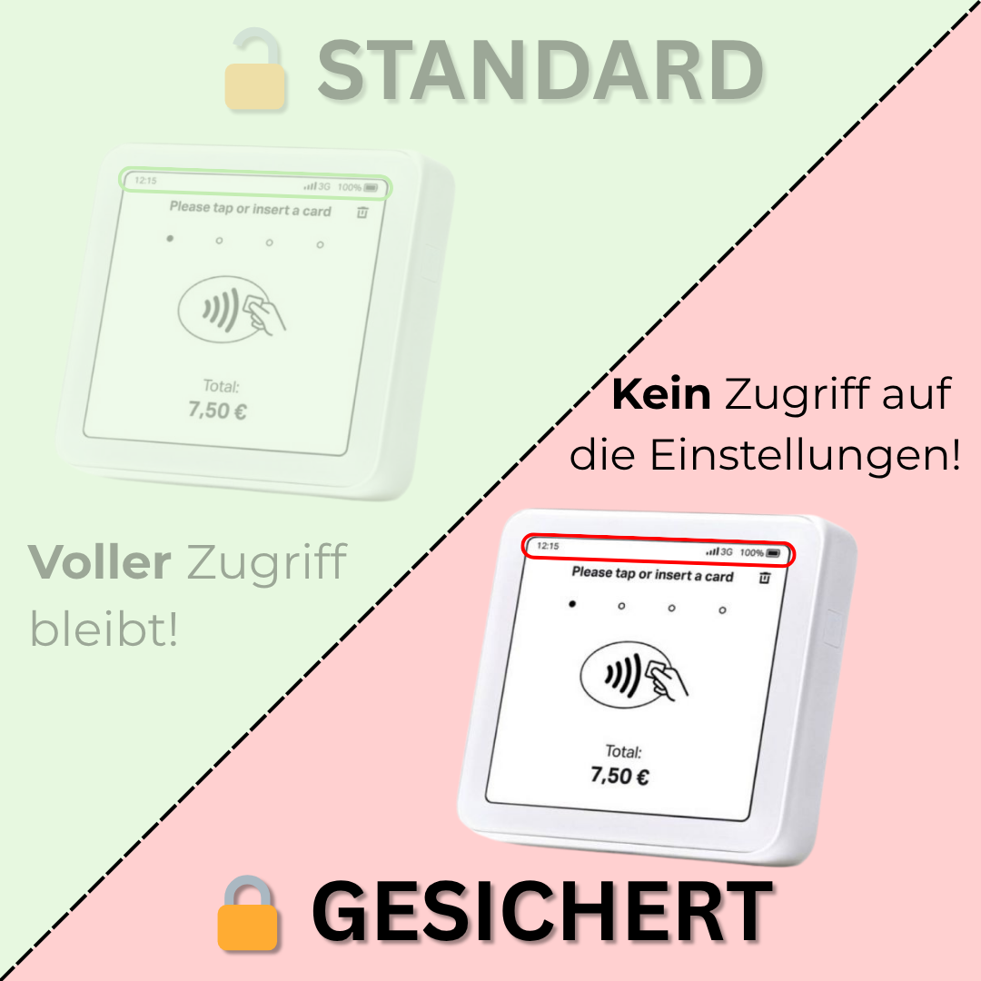 Halterung für Sumup Solo – Kompatibel mit Jura W4 & W8 "SCHWARZ"